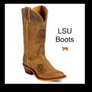 Women’s LSU Nocona boots Sz 6B. Never worn, still in box
